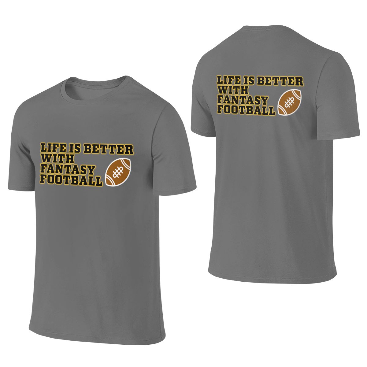 Korean Men Lifestyle - T-shirt réversible style couple « Life