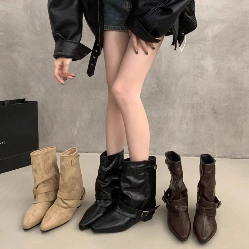 Bottines classiques à bout poi - Modern Korean Lifestyle avis et prix