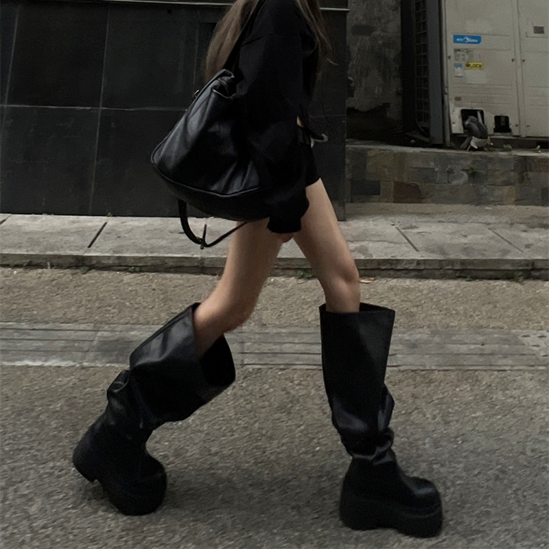Bottes hautes au genou pour fe - Modern Korean Lifestyle avis et prix